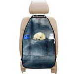 Ocean Wave Print Car Seat Organizers