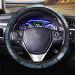 Ocean Wave Print Car Steering Wheel Cover