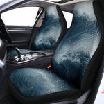 Ocean Wave Print Universal Fit Car Seat Covers