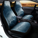 Ocean Wave Print Universal Fit Car Seat Covers