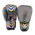 Octagonal Psychedelic Optical Illusion Boxing Gloves
