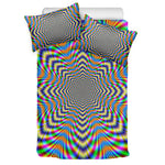 Octagonal Psychedelic Optical Illusion Duvet Cover Bedding Set