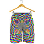 Octagonal Psychedelic Optical Illusion Men's Shorts