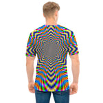 Octagonal Psychedelic Optical Illusion Men's T-Shirt