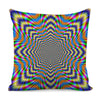 Octagonal Psychedelic Optical Illusion Pillow Cover