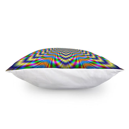 Octagonal Psychedelic Optical Illusion Pillow Cover