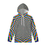 Octagonal Psychedelic Optical Illusion Pullover Hoodie