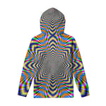 Octagonal Psychedelic Optical Illusion Pullover Hoodie
