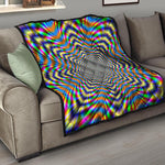 Octagonal Psychedelic Optical Illusion Quilt