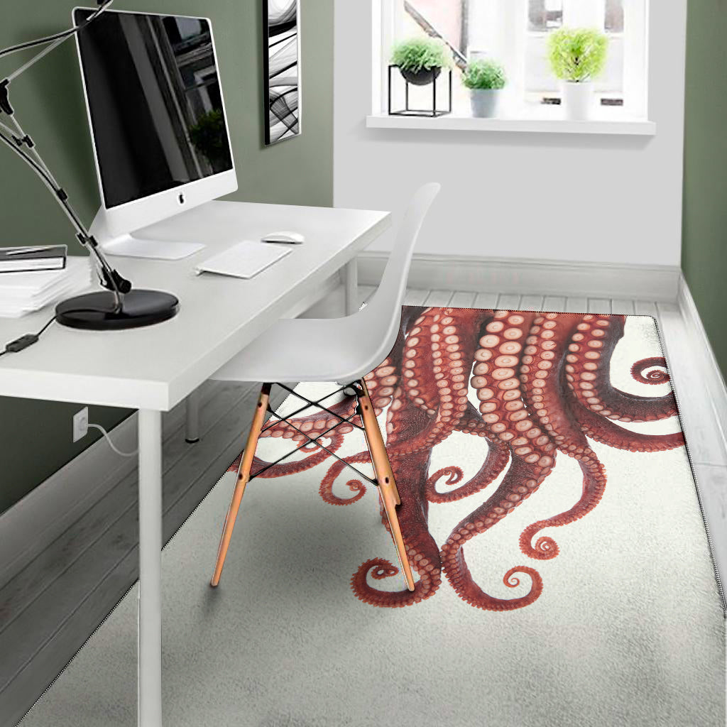 Octopus Tentacles Print Area Rug