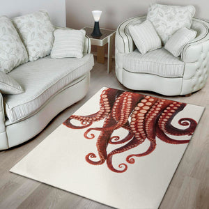 Octopus Tentacles Print Area Rug