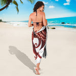 Octopus Tentacles Print Beach Sarong Wrap