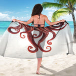 Octopus Tentacles Print Beach Sarong Wrap