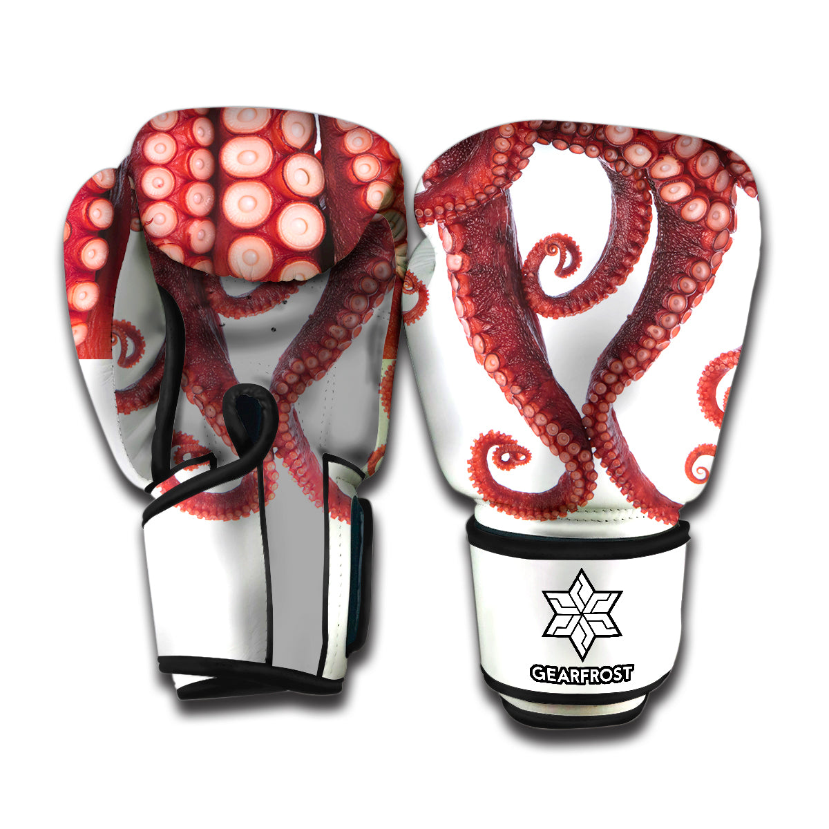 Octopus Tentacles Print Boxing Gloves