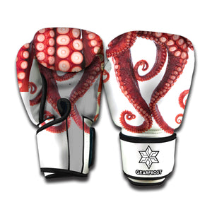 Octopus Tentacles Print Boxing Gloves