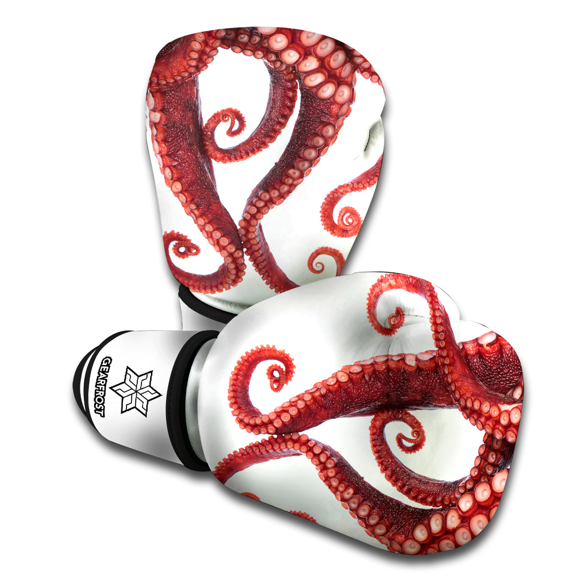 Octopus Tentacles Print Boxing Gloves
