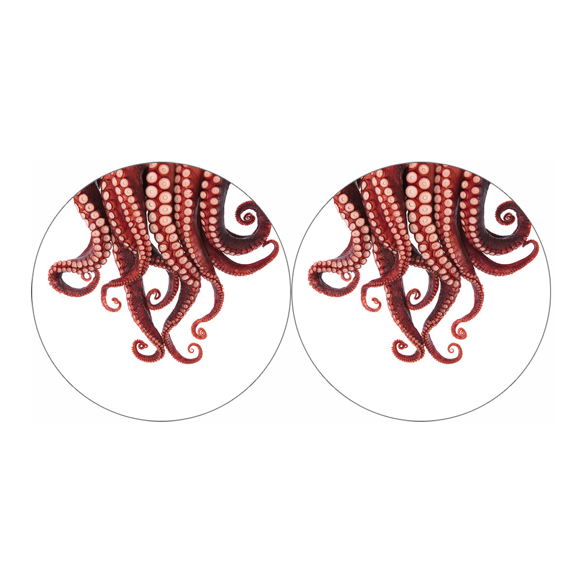 Octopus Tentacles Print Car Coasters