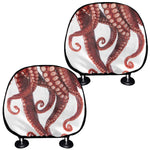 Octopus Tentacles Print Car Headrest Covers