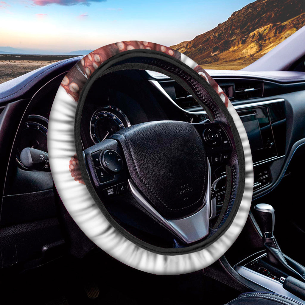 Octopus Tentacles Print Car Steering Wheel Cover