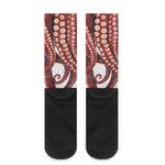 Octopus Tentacles Print Crew Socks