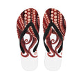 Octopus Tentacles Print Flip Flops