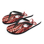 Octopus Tentacles Print Flip Flops