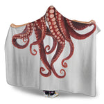 Octopus Tentacles Print Hooded Blanket