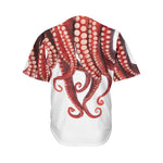 Octopus Tentacles Print Men's Baseball Jersey