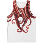 Octopus Tentacles Print Men's Tank Top