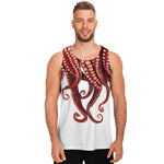 Octopus Tentacles Print Men's Tank Top