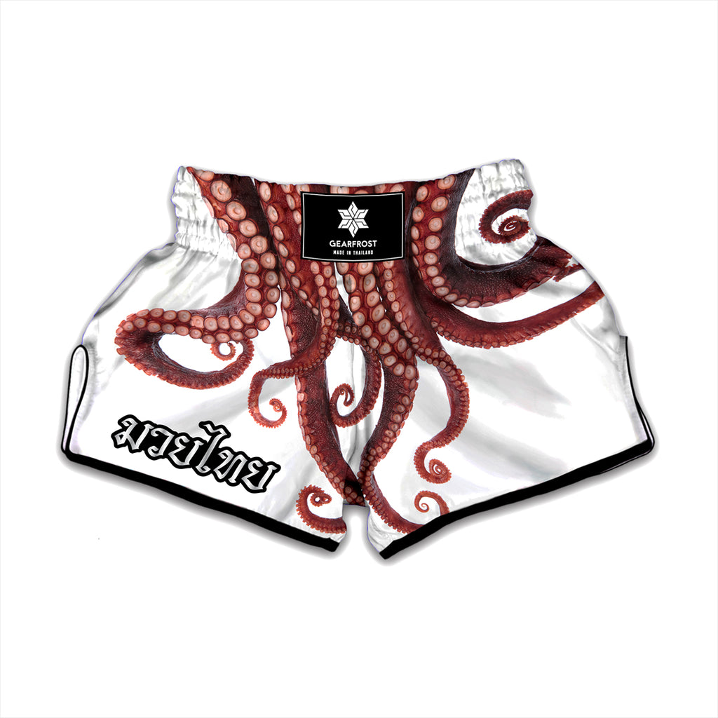 Octopus Tentacles Print Muay Thai Boxing Shorts