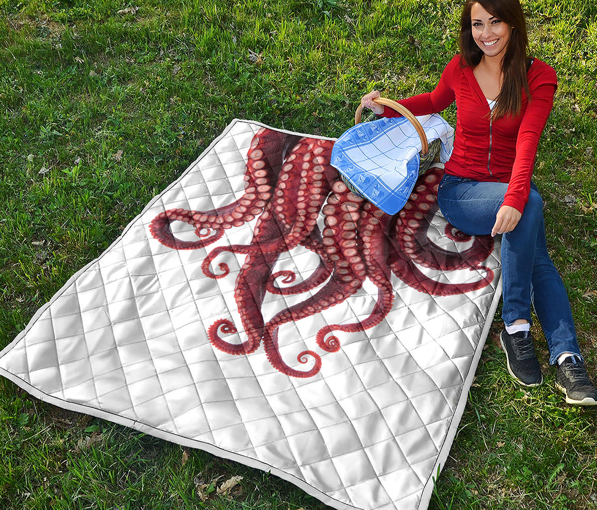 Octopus Tentacles Print Quilt