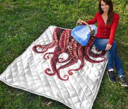 Octopus Tentacles Print Quilt