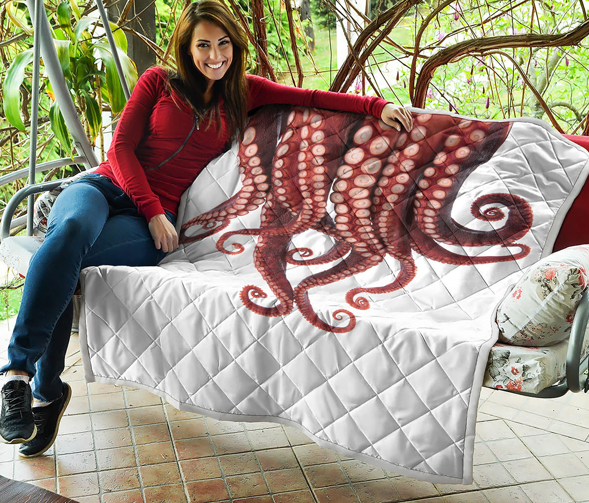 Octopus Tentacles Print Quilt