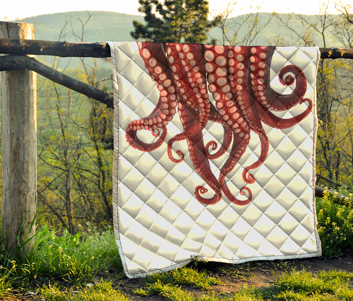 Octopus Tentacles Print Quilt