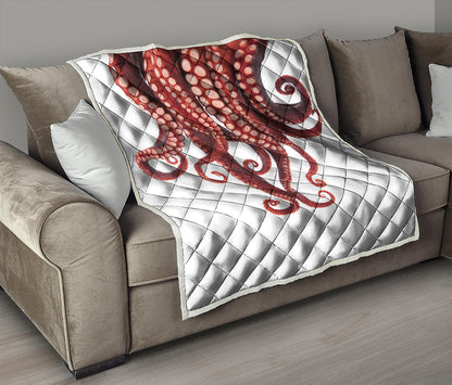 Octopus Tentacles Print Quilt