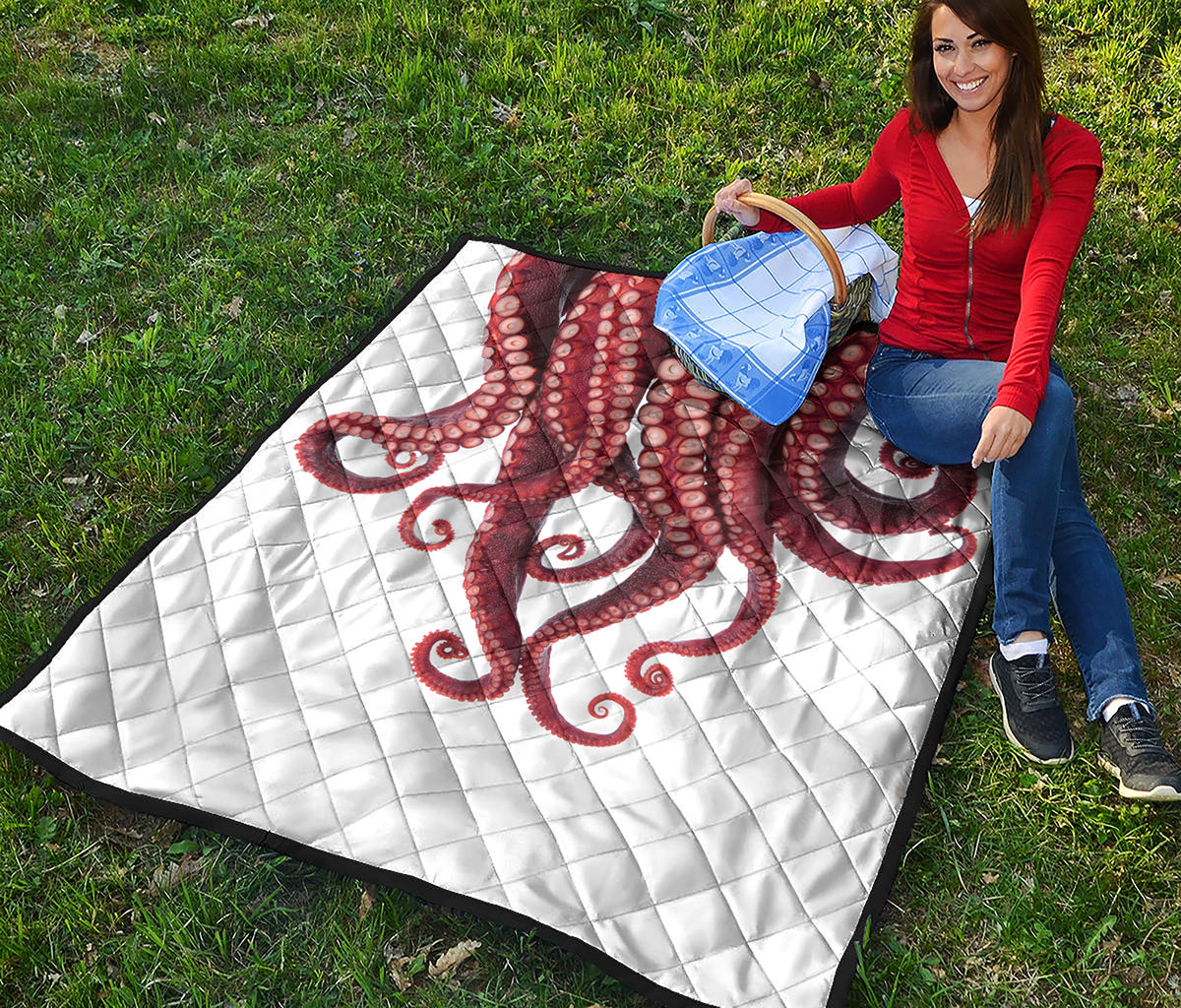 Octopus Tentacles Print Quilt