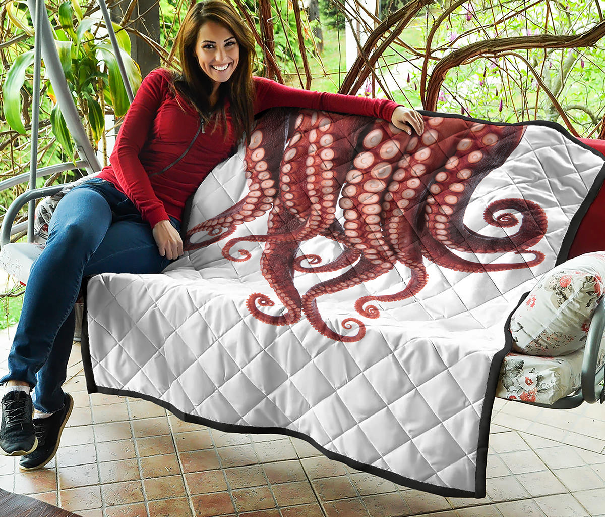 Octopus Tentacles Print Quilt