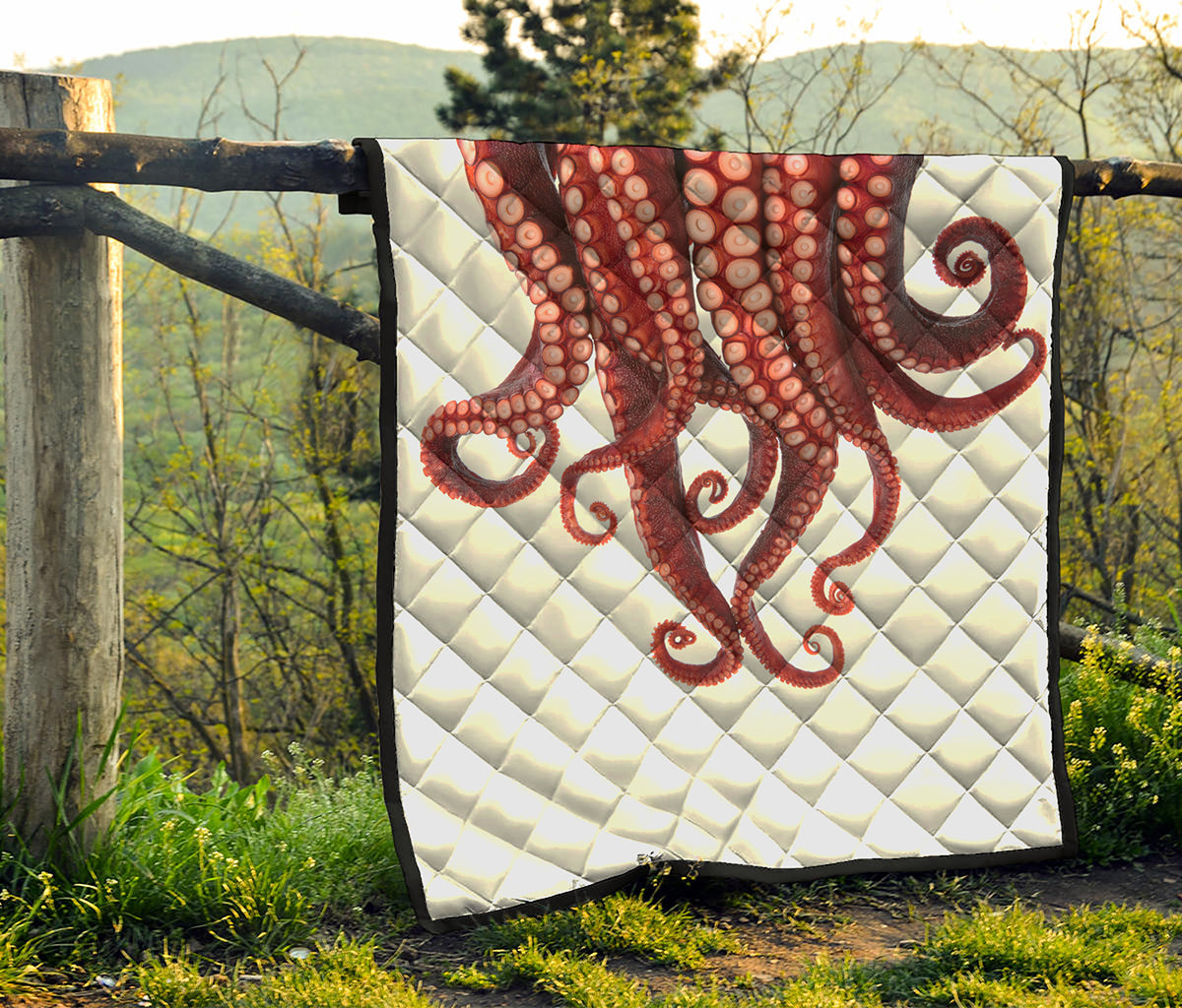 Octopus Tentacles Print Quilt
