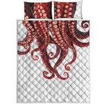 Octopus Tentacles Print Quilt Bed Set