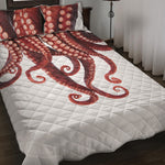 Octopus Tentacles Print Quilt Bed Set