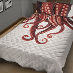 Octopus Tentacles Print Quilt Bed Set