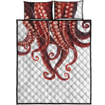 Octopus Tentacles Print Quilt Bed Set