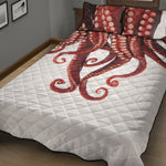 Octopus Tentacles Print Quilt Bed Set