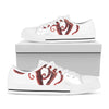 Octopus Tentacles Print White Low Top Shoes