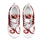 Octopus Tentacles Print White Sneakers