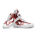 Octopus Tentacles Print White Sneakers