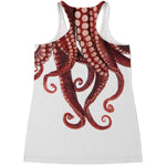 Octopus Tentacles Print Women's Racerback Tank Top