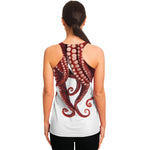 Octopus Tentacles Print Women's Racerback Tank Top