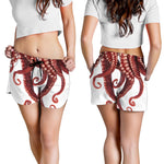 Octopus Tentacles Print Women's Shorts